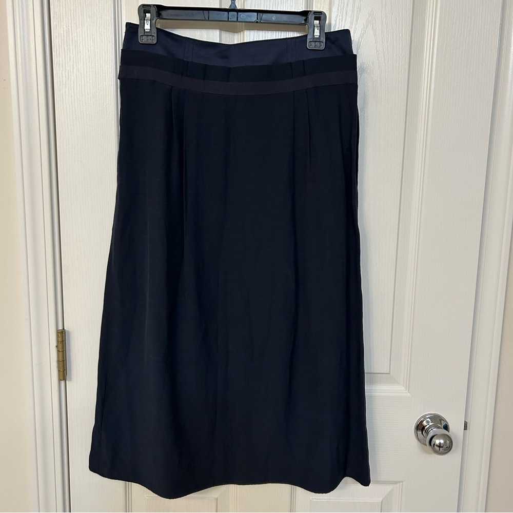 Vince Belted Midi Skirt in Coastal - Picture 8 of 12